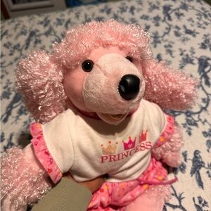 Build-a-Bear Pink Poodle with Princess Shirt